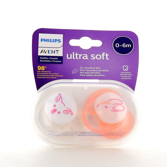 Avent Ultra Soft sucette anatomique silicone