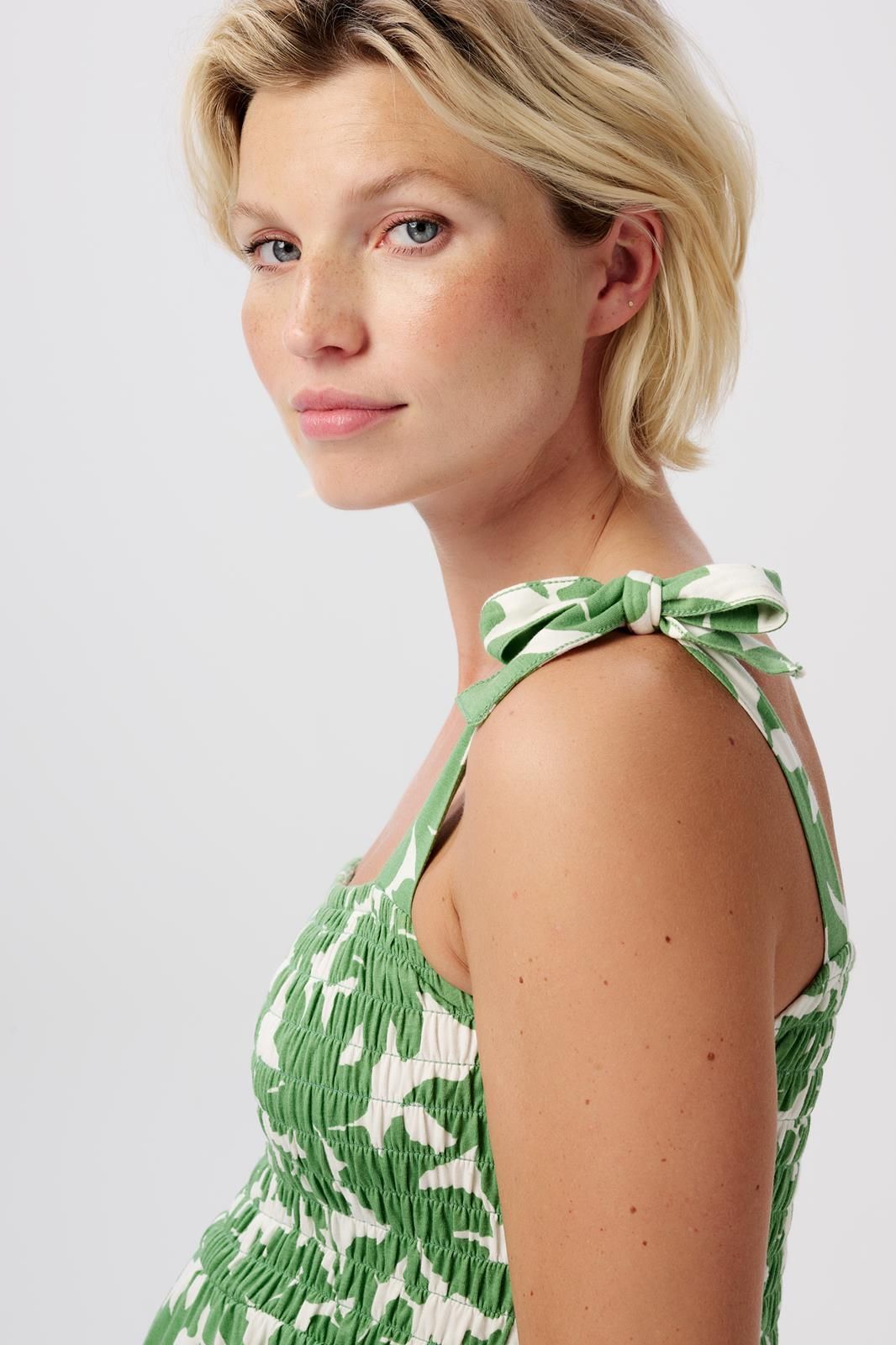 Noppies Maternity Jurk Nia - Peppermint Big Flower