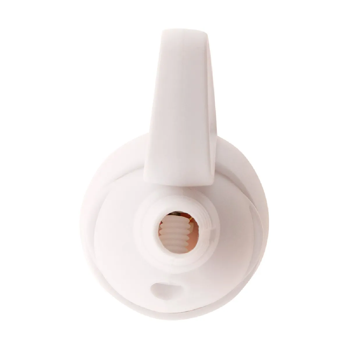 Zenitech Fiche mâle anneau - Blanc