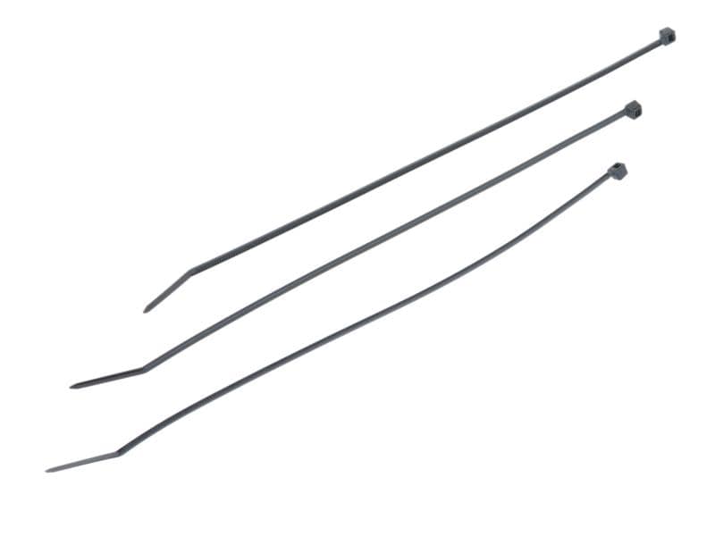 VR-Technics Kabelbinder Schwarz 200 mm x 2.5 mm Packung à 100 Stück