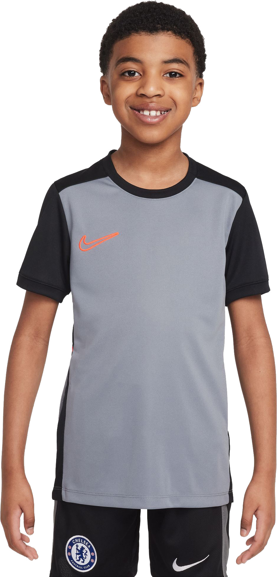 Academy Dri-FIT Top Barn 065/Cool Grey/Svart/Bright Crimson/Bright Crimson