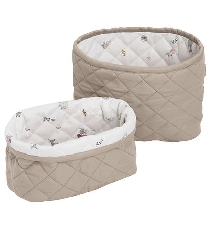 Cam Cam Aufbewahrungskorb - 2 st. - 22x15/24x17 cm - Haselnuss