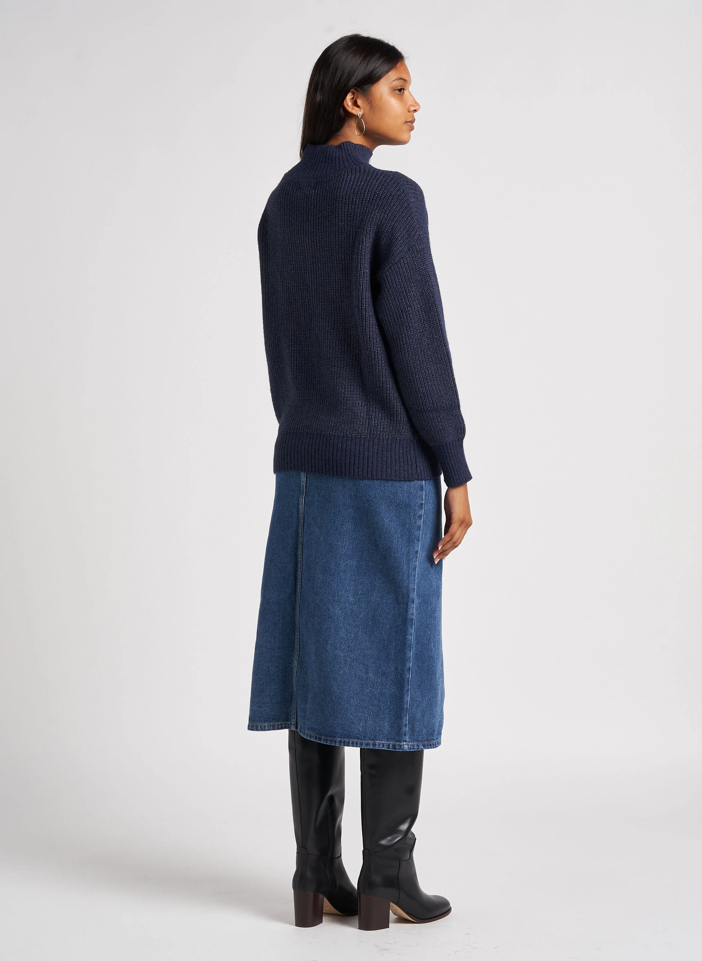 Bottes en cuir| Noir