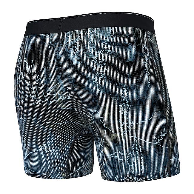 SAXX UNDERWEAR - QUEST QUICK DRY MESH BOXER BRIEF FLY