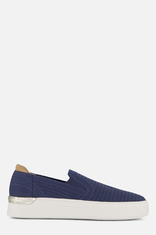 S.Oliver Instappers blauw Leer
