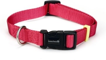 Beeztees hondenhalsband Uni roze 20-30 cm x 10 mm