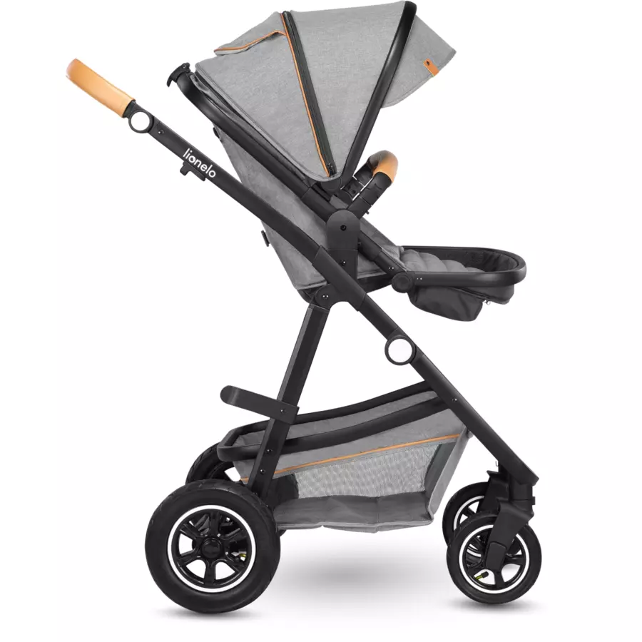 lionelo Kombikinderwagen Amber 2 in 1 Grey Stone