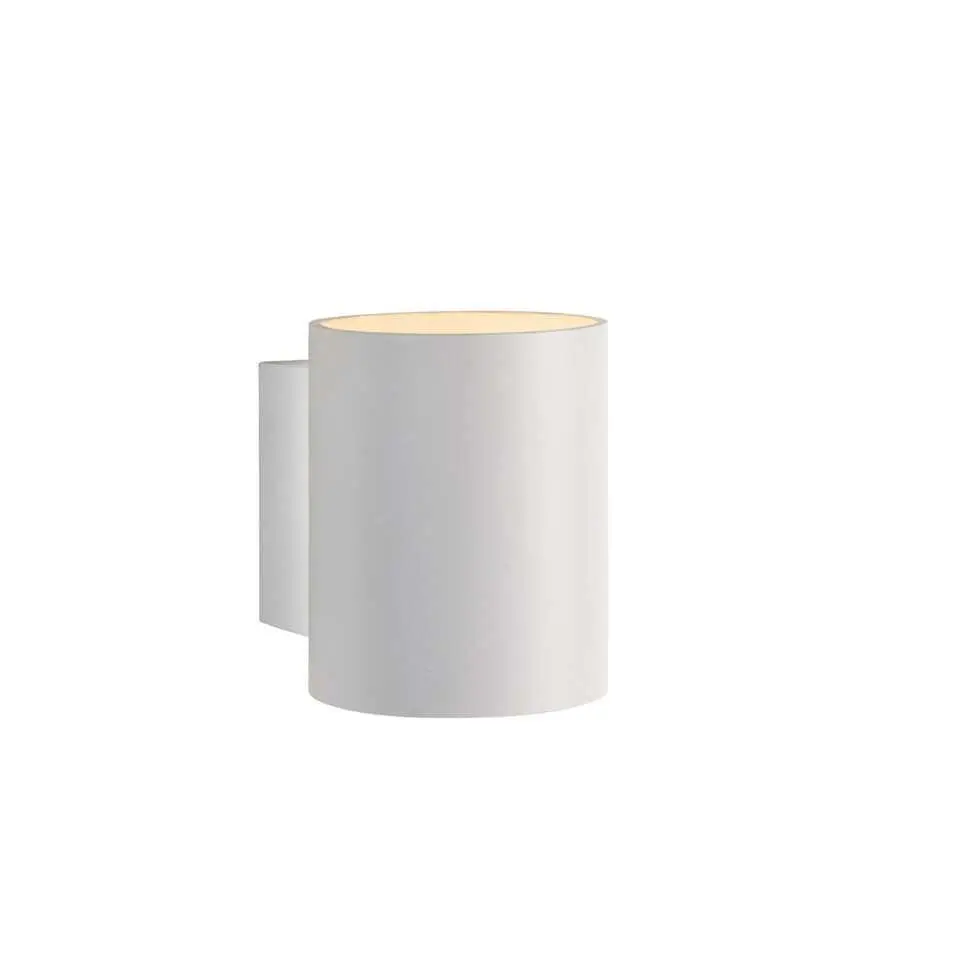 Lucide wandlamp Xera rond - wit