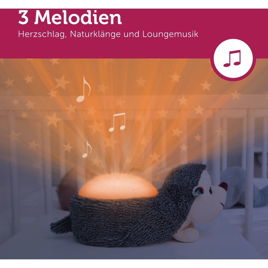 ZAZU Sternenprojektor Harry der Igel mit beruhigenden Sounds