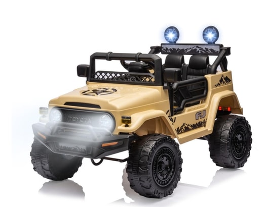 MILLY MALLY - Voiture électrique enfant Véhiculeride-on toyota fj cruiser khaki