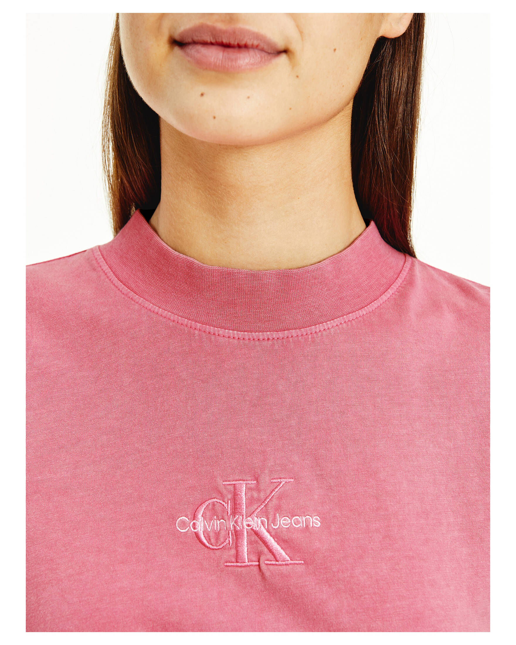 CALVIN KLEIN JEANS| Damen T-Shirt MONOGRAM WASHED BOYFRIEND TEE
