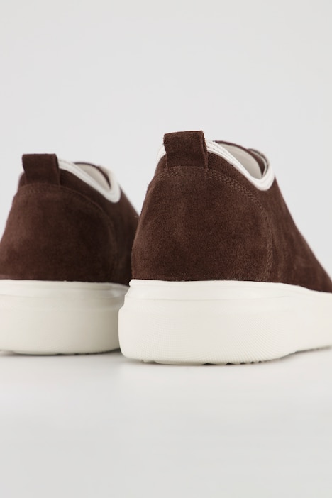 Veloursleder-Sneaker, Zierstreifen, Weite H