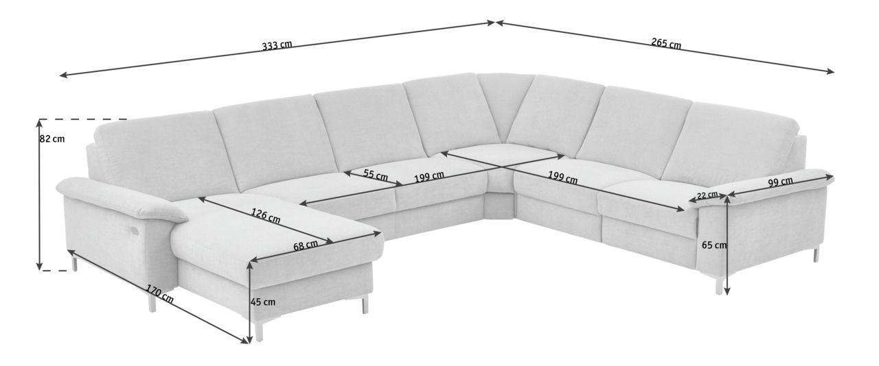 Dieter Knoll Ecksofa LATINA S
