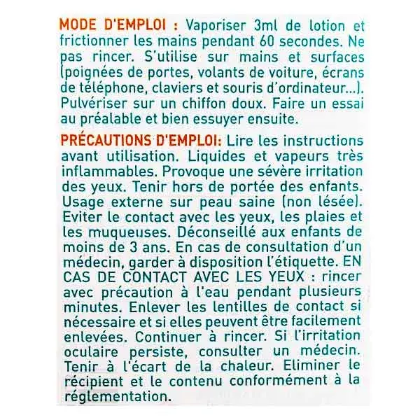 Puressentiel Assainissant Lotion Spray Antibactérien Mains & Surfaces 250ml
