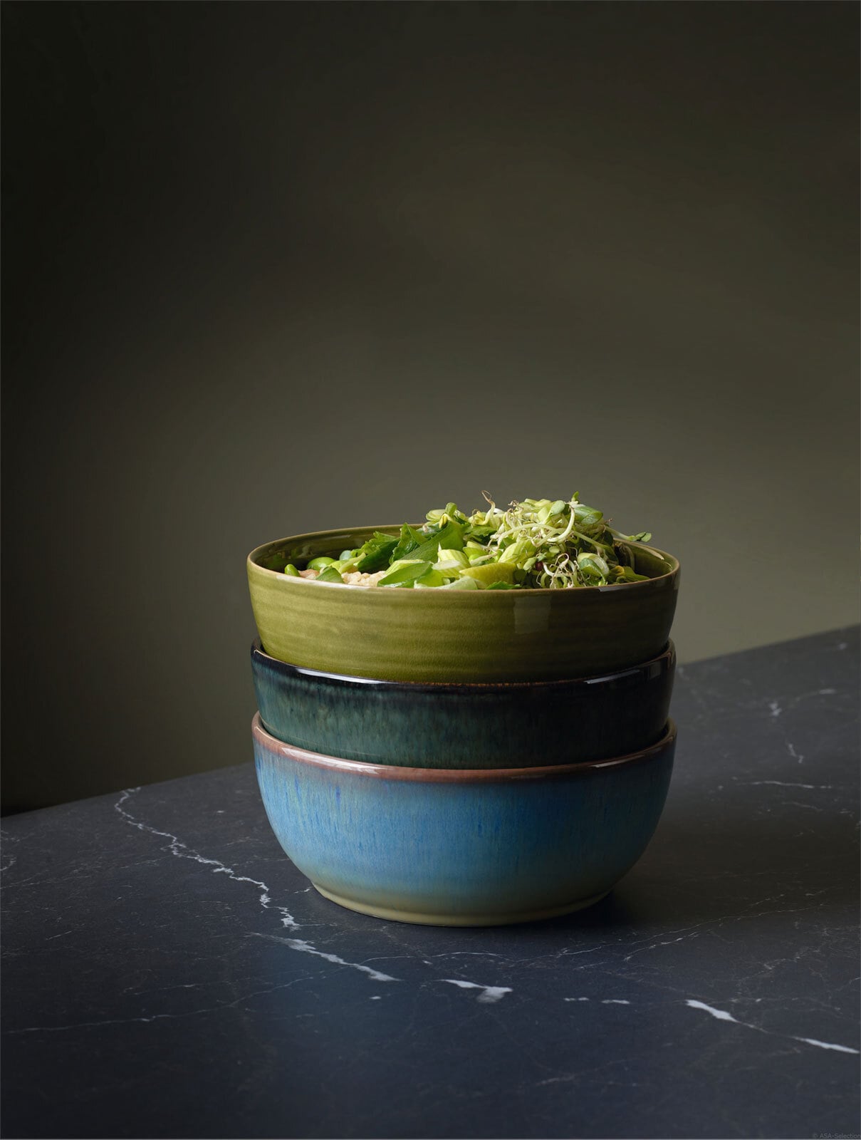 ASA Schale / Bowl POKE OCEAN 800 ml grün
