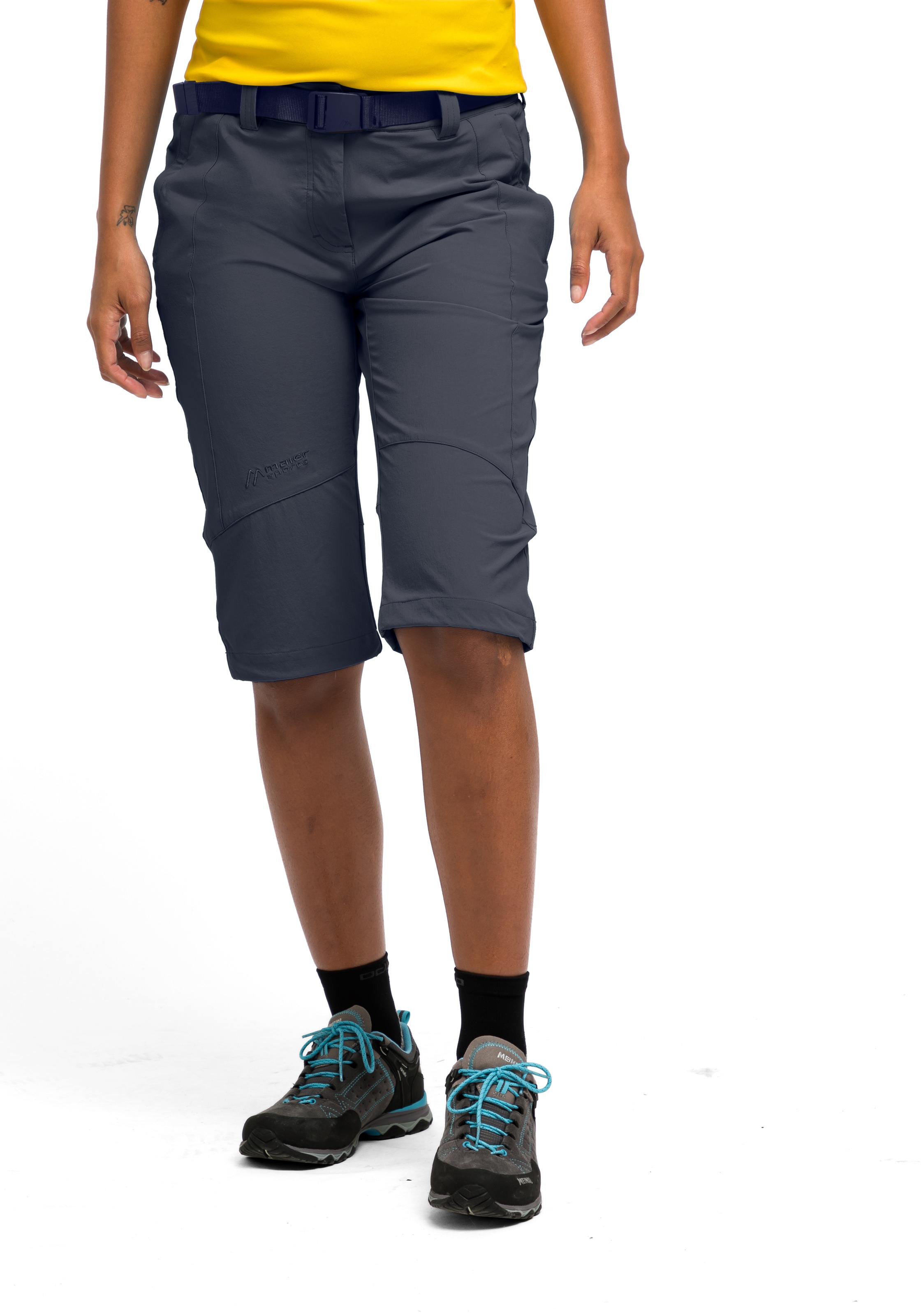 Maier Sports Caprihose »Kluane«  Damen Shorts, kurze Wanderhose, Outdoorhose mit 2 Taschen, Regular Fit