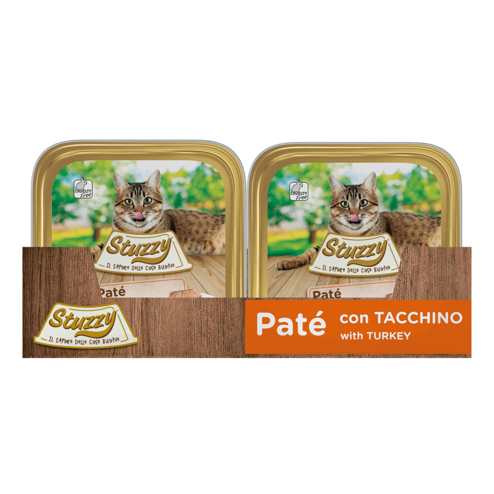 32x Stuzzy Kattenvoer Paté Kalkoen100 gr