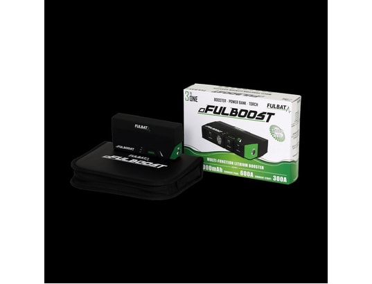 FULBAT - Chargeur de batterie Booster multi-fonctions, batterie de secours, lampe torche ...