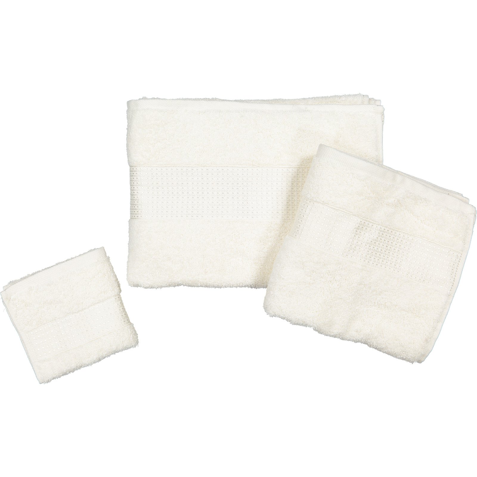 Frottee-Set, 3-teilig mint