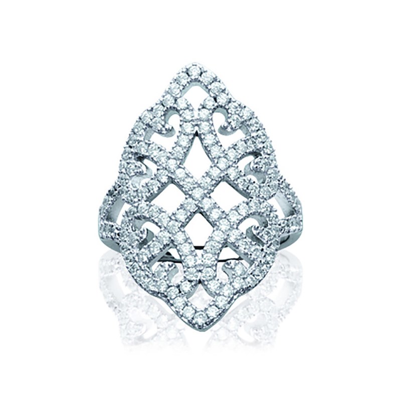 Bague Femme - Argent 925 - Oxyde de zirconium