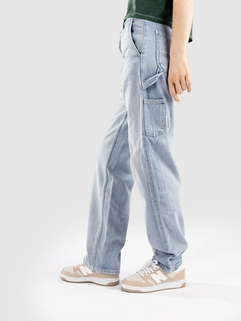 Carhartt WIP Pierce Straight Jeans light stone washed blue