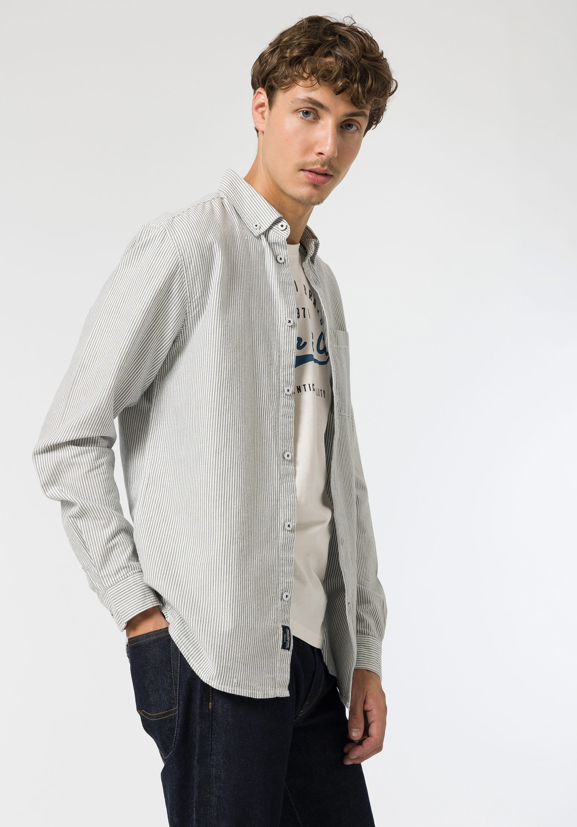 Camisa Manga Comprida Regular Fit Verde