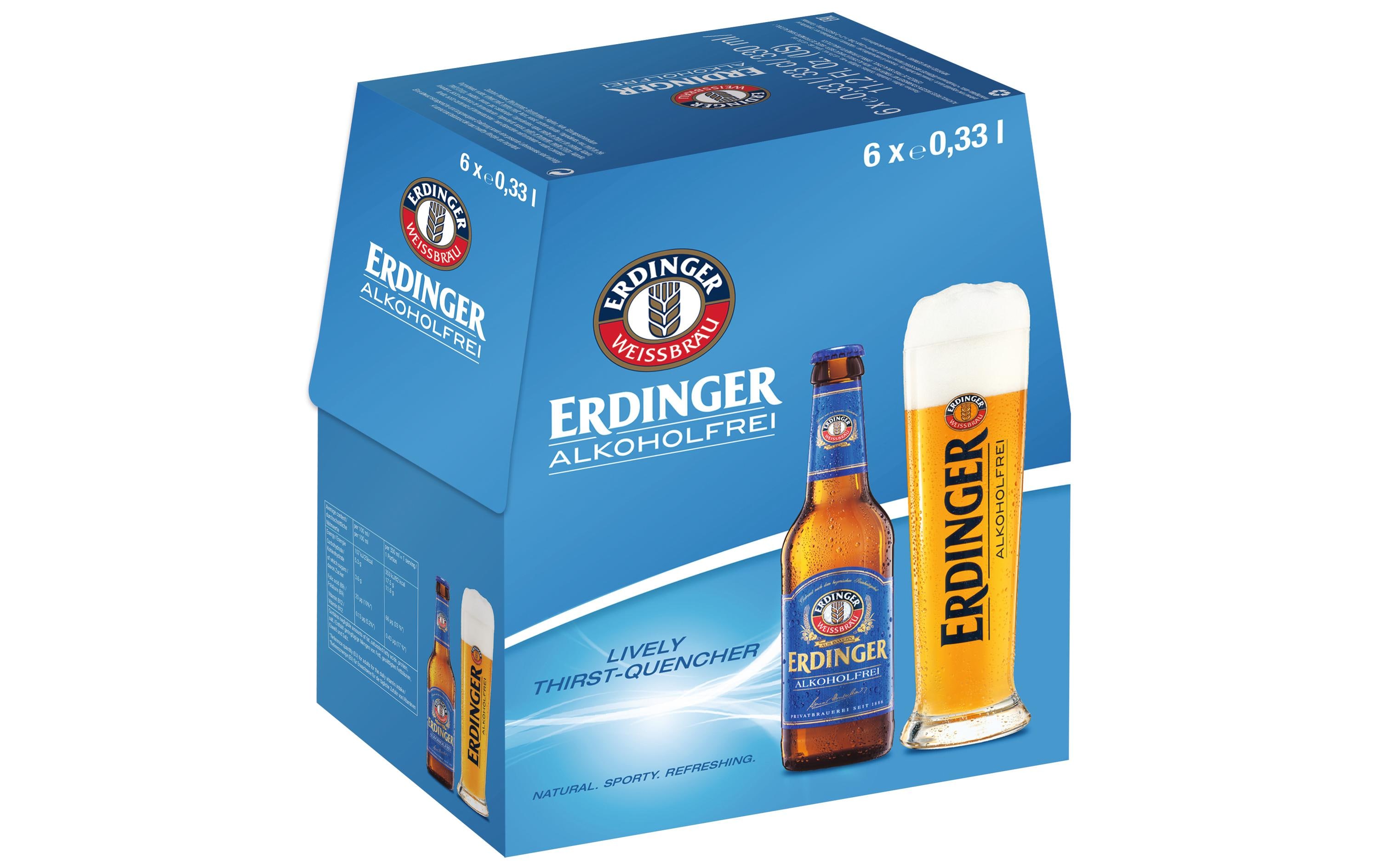 Bier alkoholfrei 6 x 0.33 lGoldiges Bier ohne Alkohol