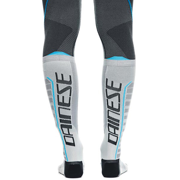 Dainese - Chaussettes Dry Long Sock Blanc / Gris Clair