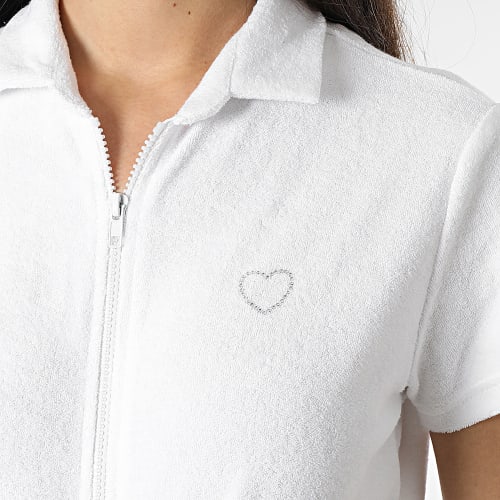 Combishort Femme Blanc