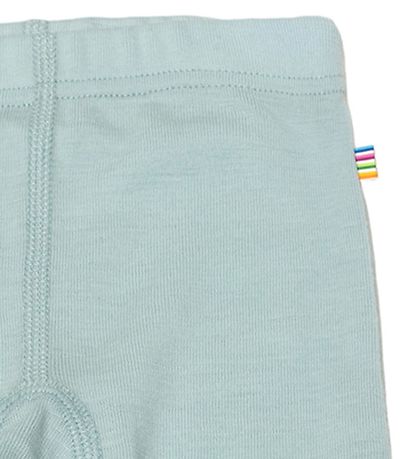 Joha Leggings m. F?dder - Uld - Støvet Bl?