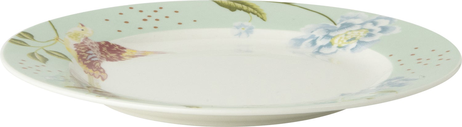 Laura Ashley gebaksbord groen Uni D 18 H 1,7 cm