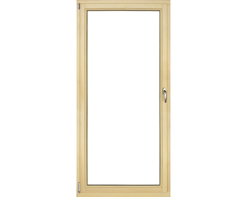 Houten raam/balkondeur, grenen, gelakt, 1000x2100 mm, DIN links
