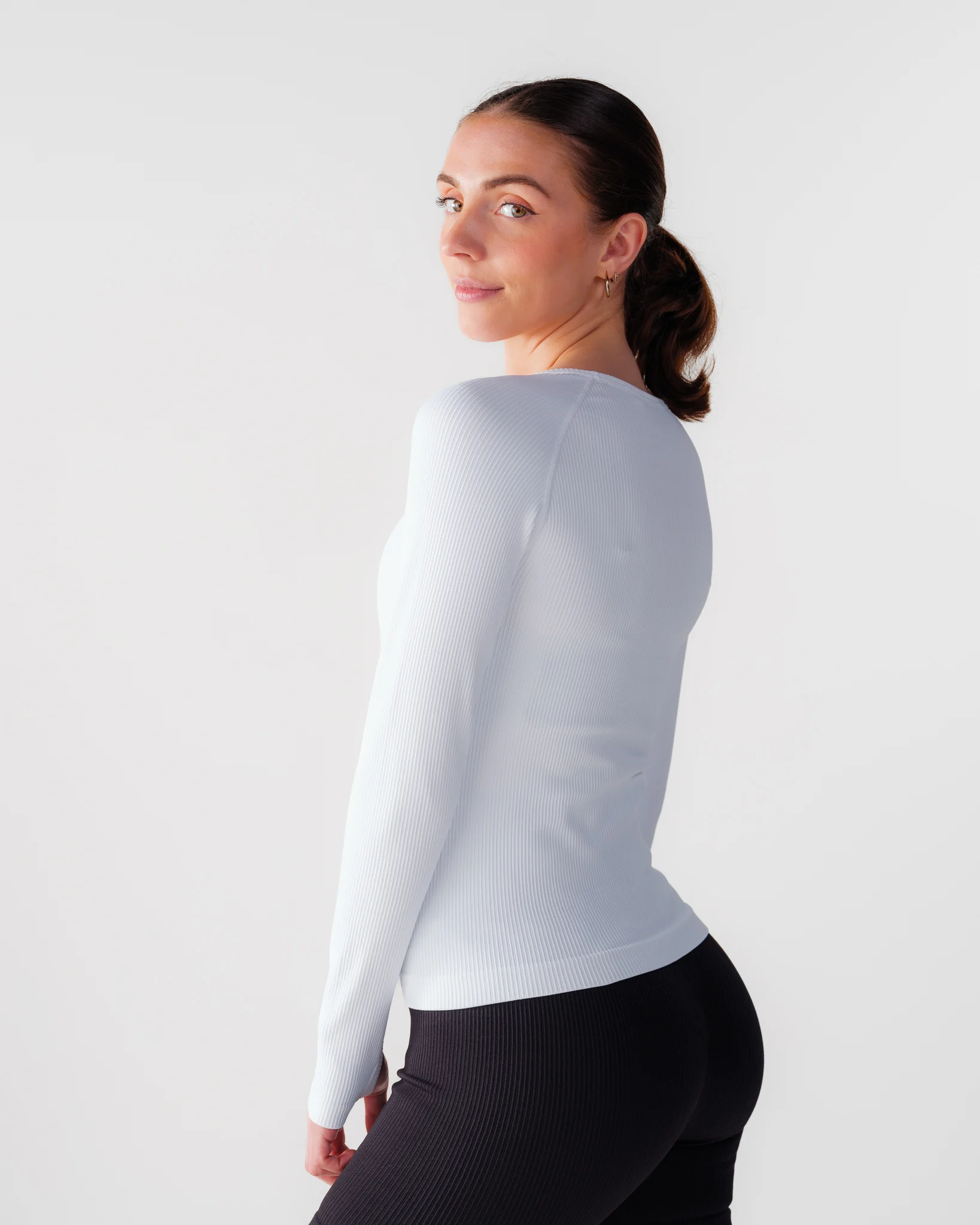 Bumpro Perfect Rib Sweatshirt White