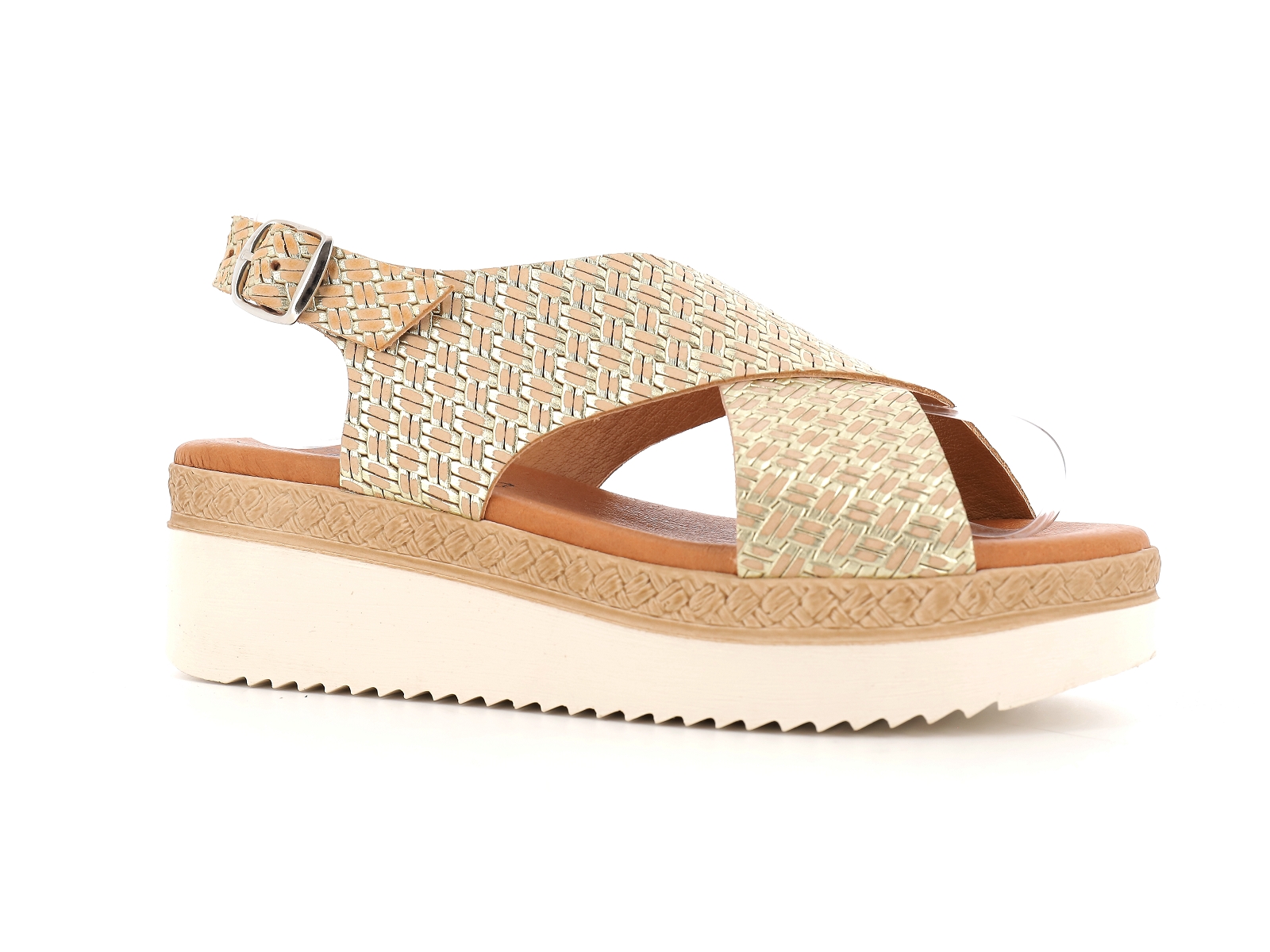 Chaussures du chateau-3314 Cuir Or