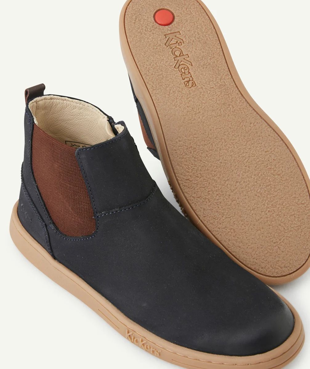 KICKERSCHAUSSURES TACKBO GARÇON BLEU MARINE