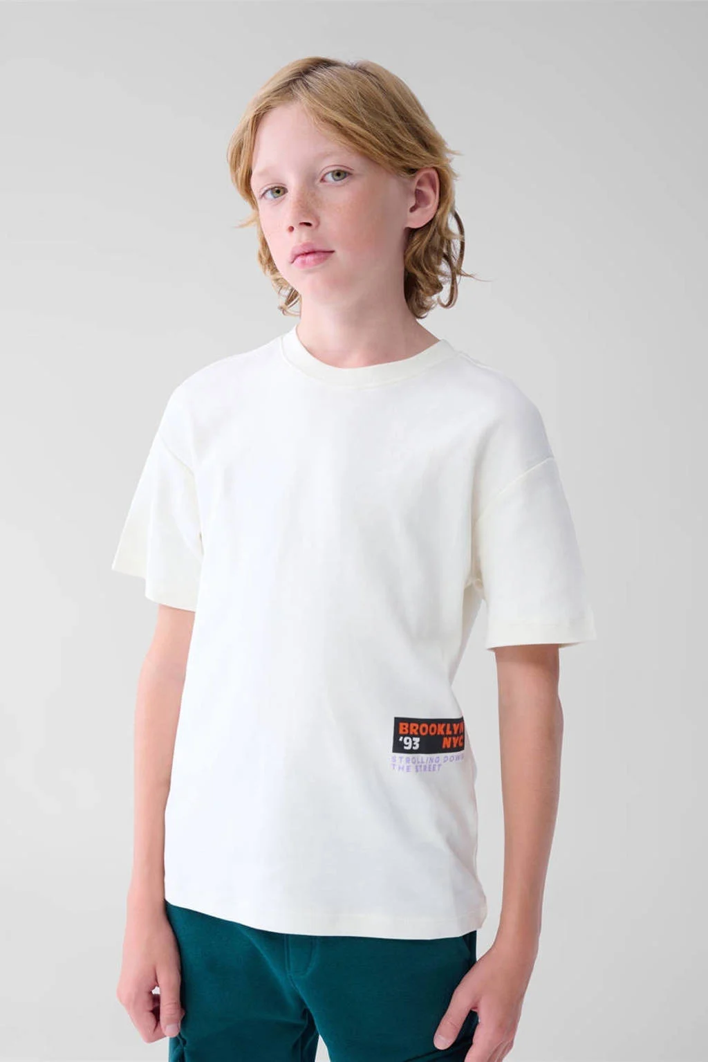 Shoeby T-shirt met tekst wit