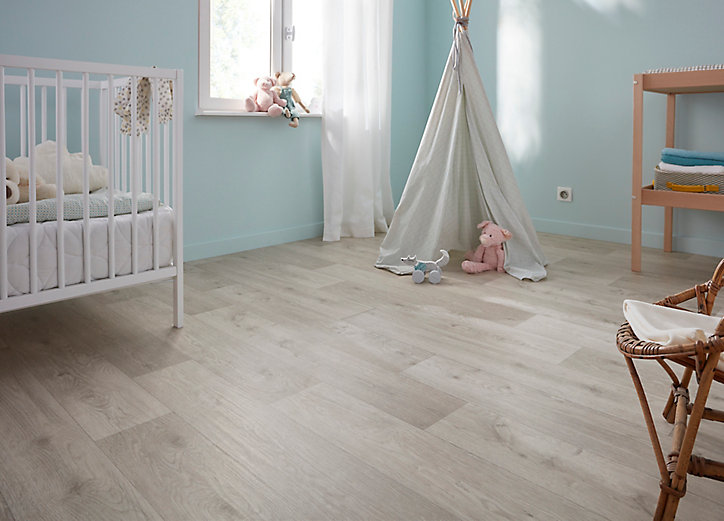 Revêtement sol PVC Tarkett Woolland chêne naturel (vendu au m²)