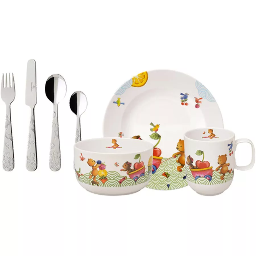Villeroy & Boch Kindergeschirr Hungry as a Bear bunt