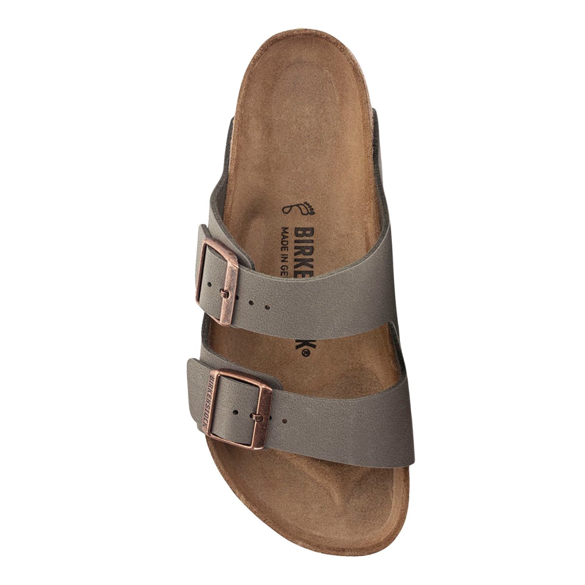 BIRKENSTOCK-Arizona-m-Sandales à glissière - Talon plat - Autre Beige
