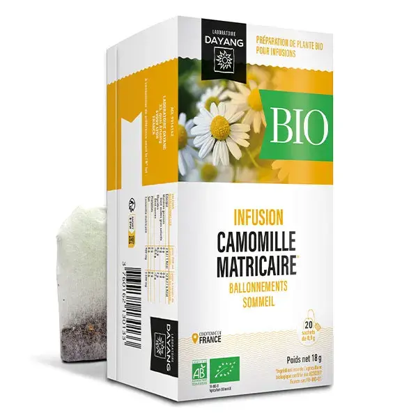 Infusão de Camomila Orgânica Dayang - 20 sachês
