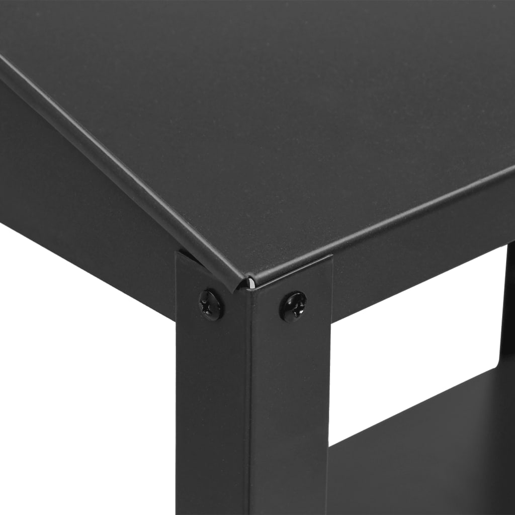 Support pour plantes anthracite 56,5x54,5x100cm acier galvanisé