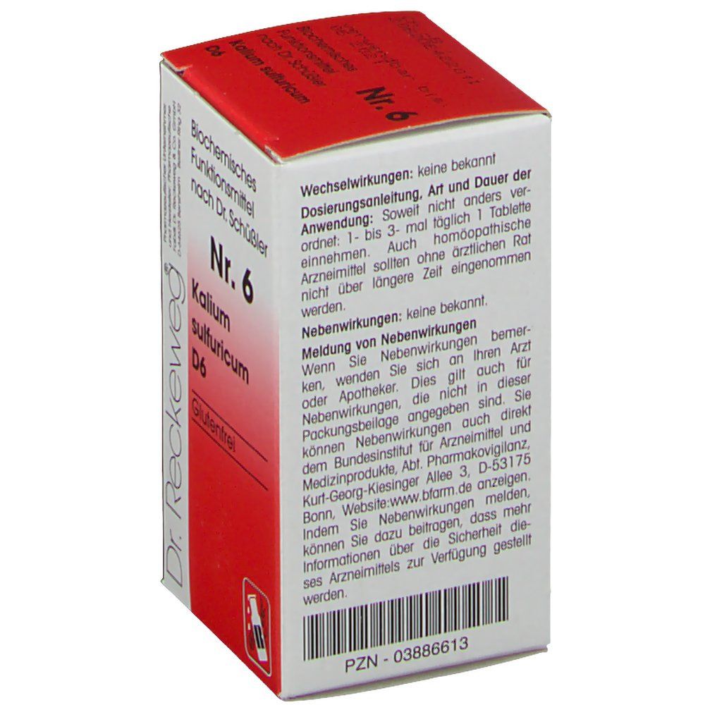 Biochemie 6 Kalium sulfuricum D6 Tabletten