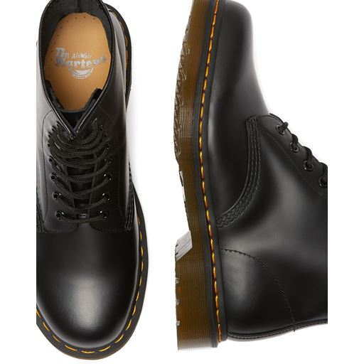 Dr. Martens 1460 Smooth Leather Støvler, Black Smooth Leather, 40