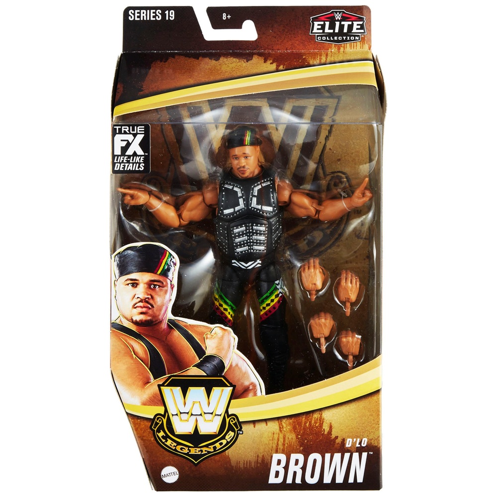 WWE Elite Legends D'Lo Brown Actionfigur