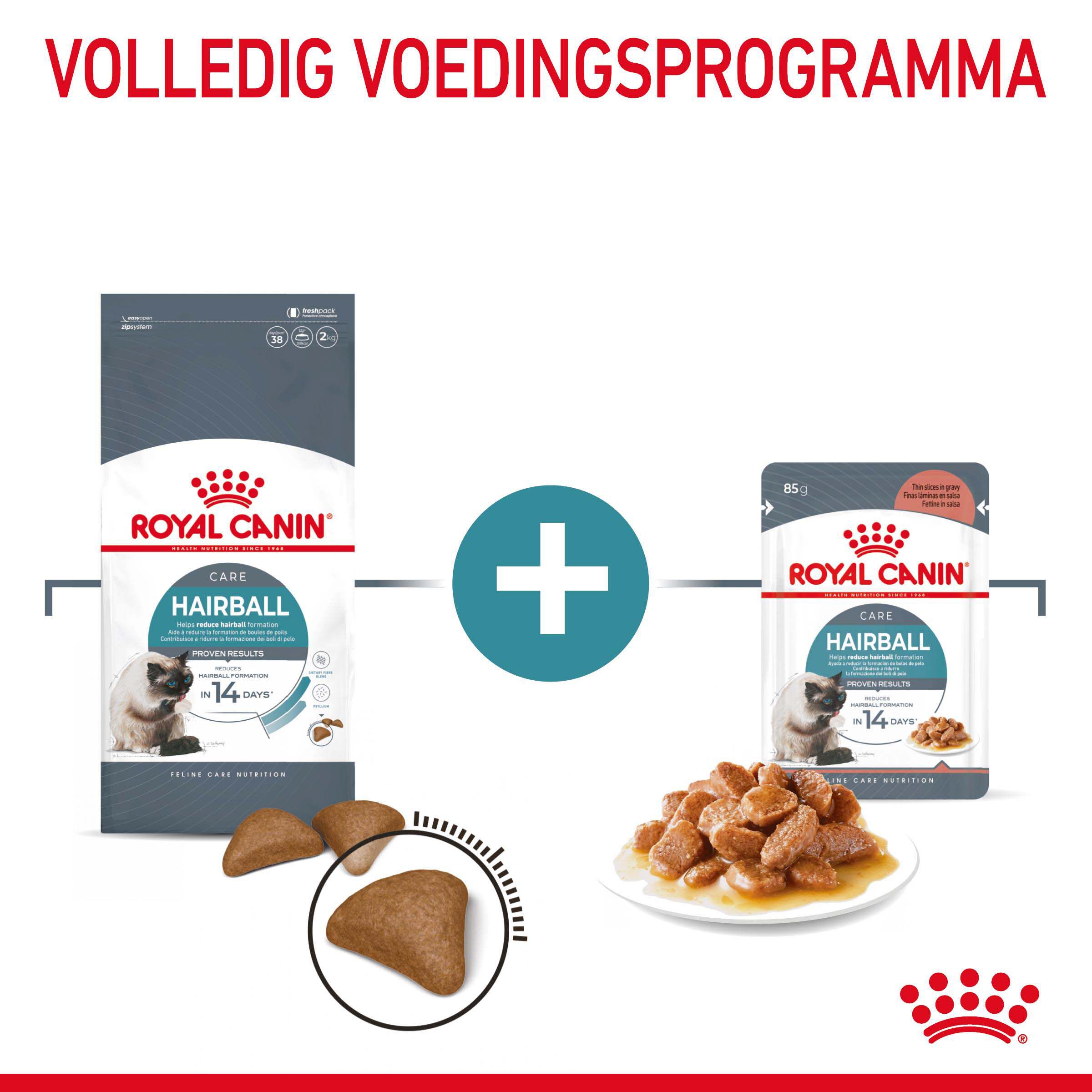 Royal Canin Hairball Care - Kattenvoer - 2 Kilogram - Gevogelte