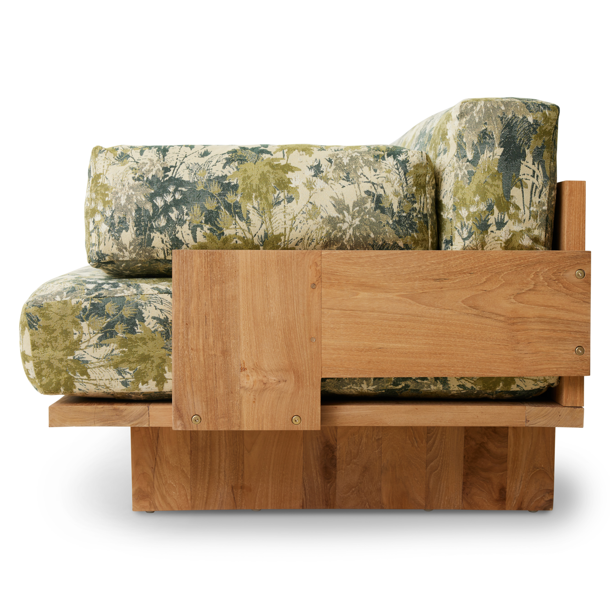 Bank Outdoor Teak Botanical