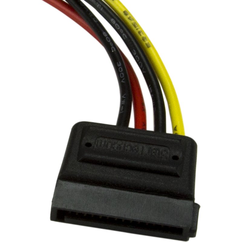 StarTech.com Câble Adaptateur d'Alimentation Molex vers SATA - LP4 Mâle vers SATA Power Femelle - 15 cm