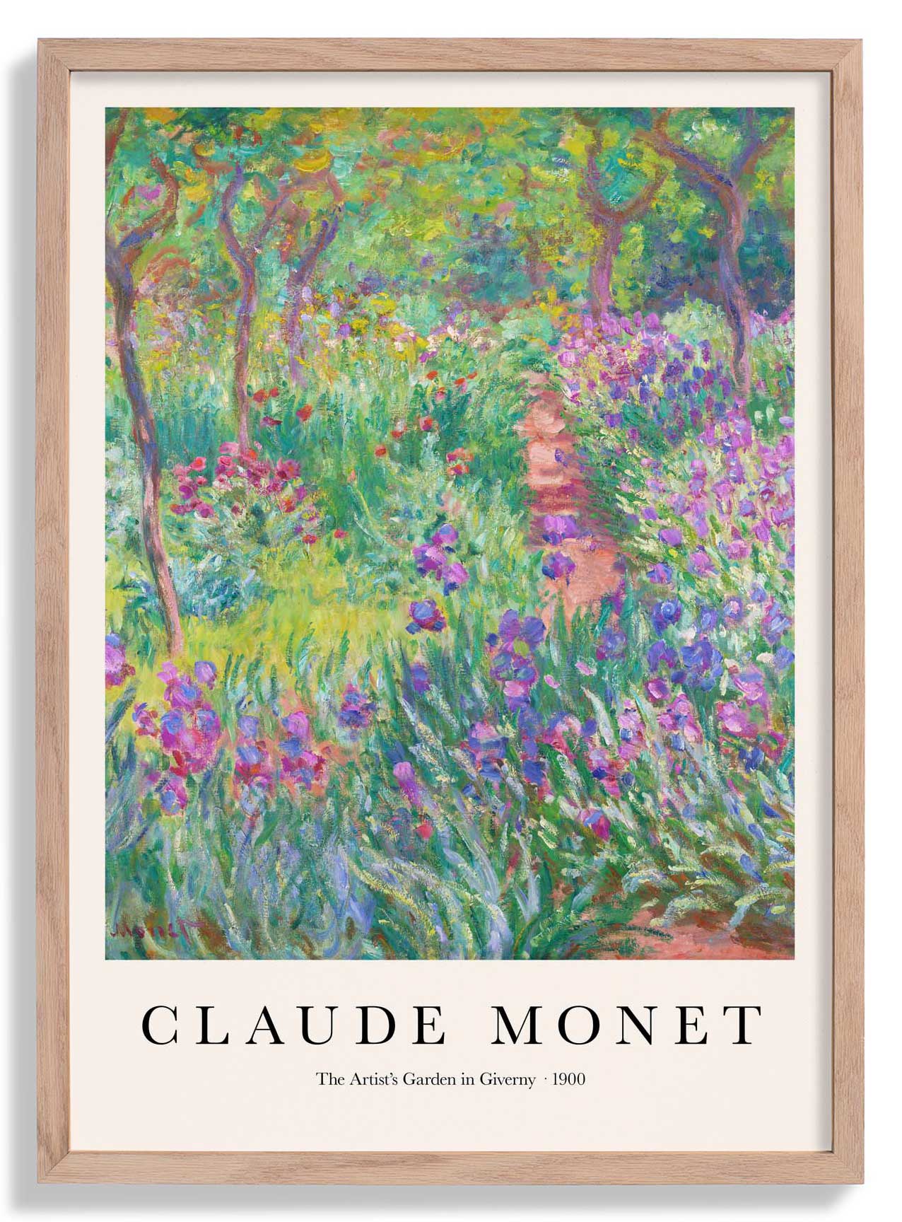 Der Garten des Künstlers in Giverny von Claude Monet