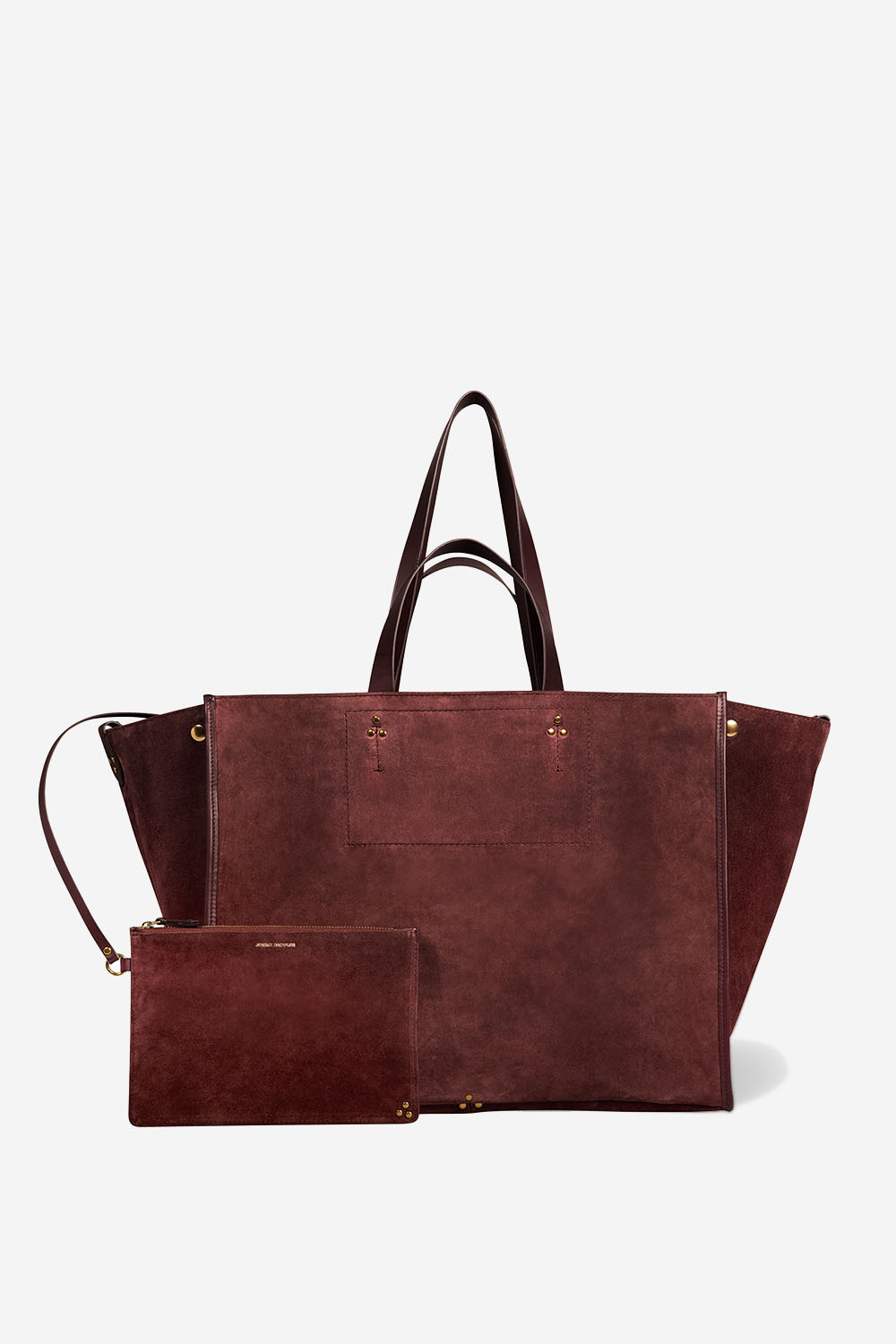 Leon L suede shoulder bag