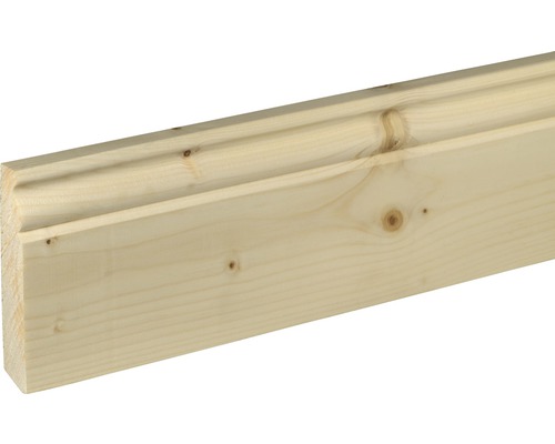 Plint sparren/sparren ongesorteerd 18 x 96 x 2000 mm